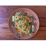 Espaguete com molho de camarão